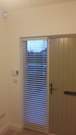 Fauxwood Snow Naas Kildare Window blind