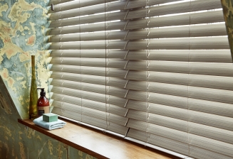 Fauxwood Greige2 Window blind